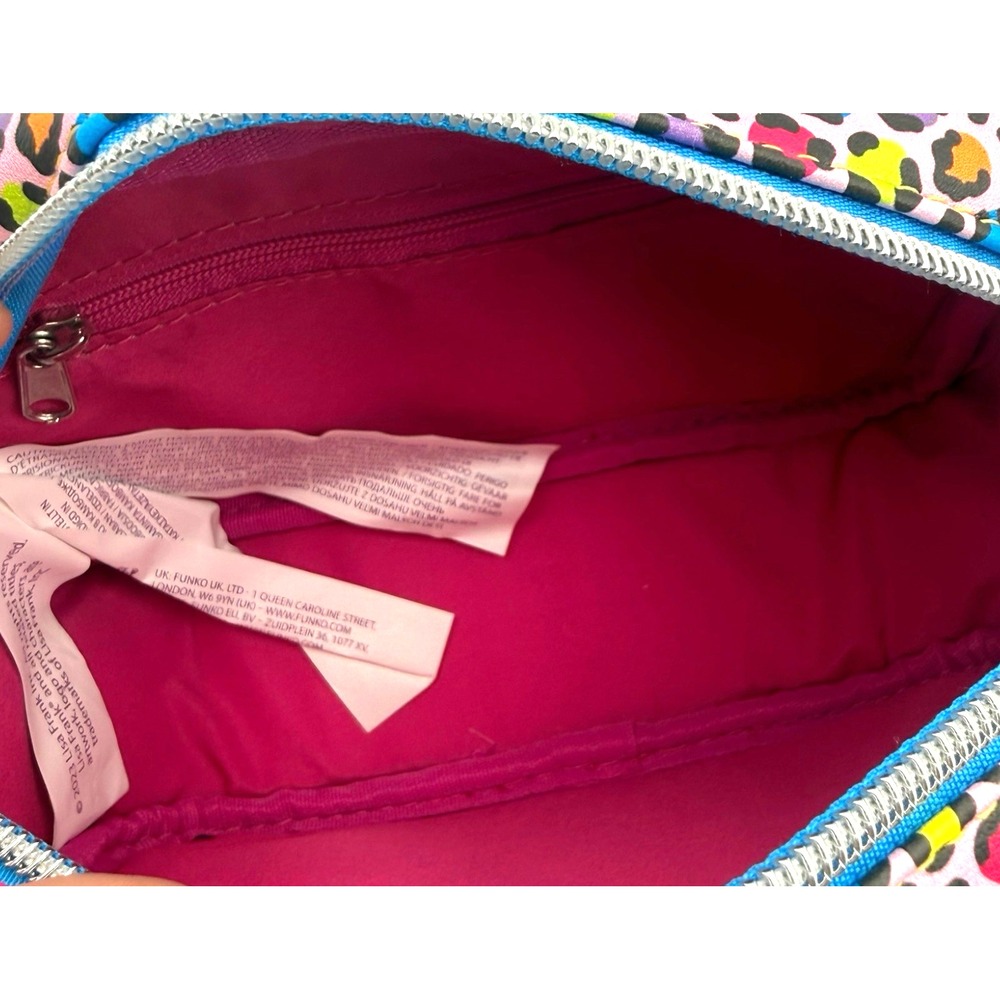 Loungefly Lisa Frank Hunter Rainbow Leopard Camera Crossbody Bag Hot Topic Purse - Picture 8 of 13